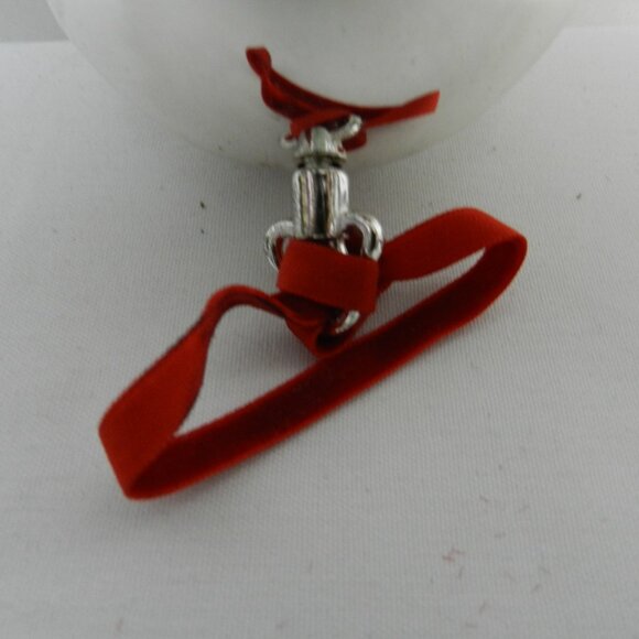 Pottery Barn Silver Music Ball Christmas 2008 ornament silver plated - Picture 4 of 4